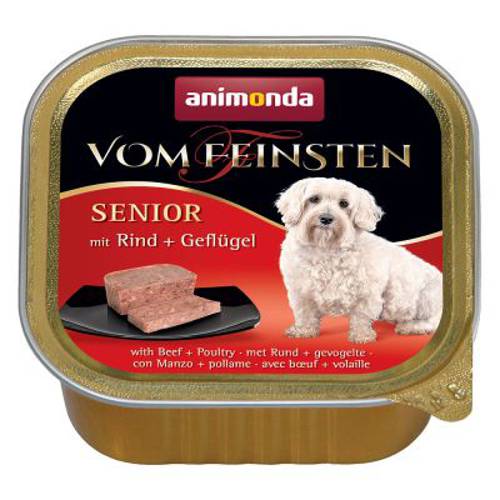 Animonda vom Feinsten Senior, 6 x 150 g Wołowina i kurczak - Vom Feinsten