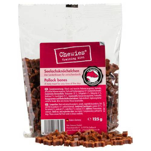 Chewies Mini kosteczki dla psa, 6 x 125 g 6 różnych smaków - Chewies