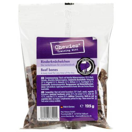 Chewies Mini kosteczki dla psa, 6 x 125 g 6 różnych smaków - Chewies