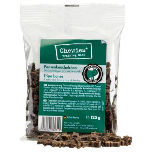 Chewies Mini kosteczki dla psa, 6 x 125 g 6 różnych smaków - Chewies