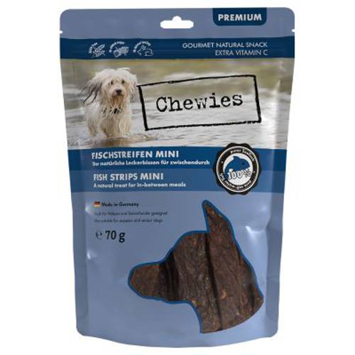 Pakiet mieszany Chewies mięsne paski Mini 8 x 70 g - Chewies