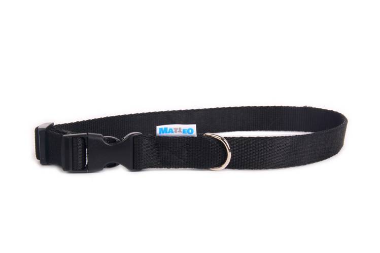 Obroża Klamra Plastikowa – Czarna 0510 30MM 40-70CM - matteo-company