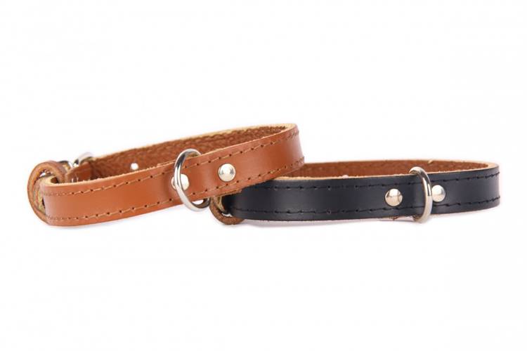 Obroża Skóra Gładka – Czarna 0101 40MM 76CM 51-67CM - matteo-company