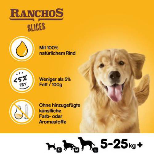 Pedigree Ranchos Slices, 60 g 8 x Wołowina - Pedigree