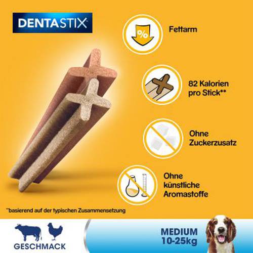 Pedigree DentaStix codzienna pielęgnacja zębów Dla małych psów (5–10 kg), 110 g, 7 szt. - Pedigree
