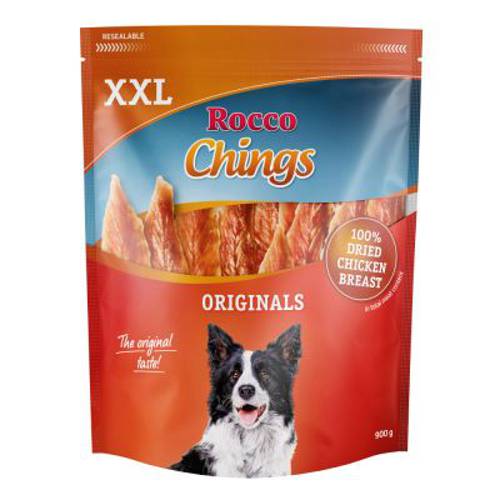 Rocco Chings XXL Pierś z kurczaka w paskach, 4 x 900 g - Rocco
