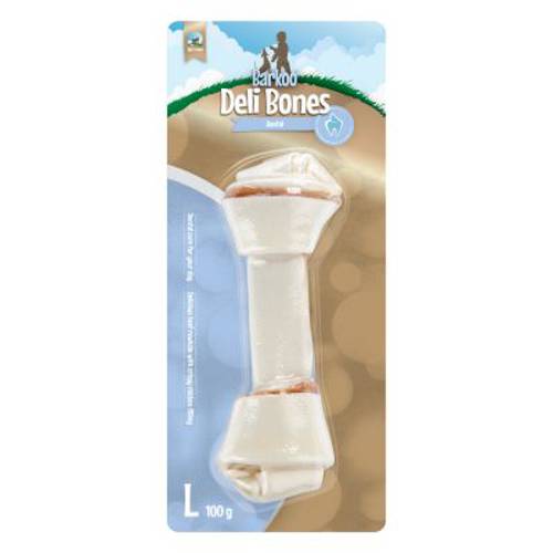 Barkoo Deli Bones Dental kości do żucia z supełkiem M, 6 x 14 cm (420 g) - Barkoo