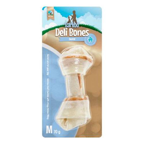 Barkoo Deli Bones Dental kości do żucia z supełkiem M, 6 x 14 cm (420 g) - Barkoo