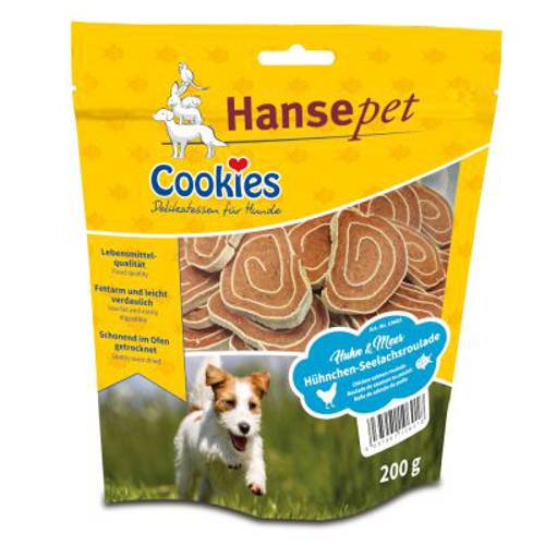 Cookie´s Delikatess ślimaki rybne, półwilgotne 4 x 200 g - Hansepet