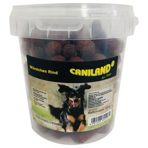 Caniland kiełbaski wołowe z aromatem dymu wędzarniczego 3 x 500 g - Caniland