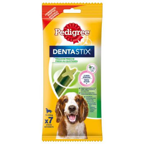 Pedigree DentaStix Fresh Dla średnich psów, 2880 g, 112 szt. - Pedigree