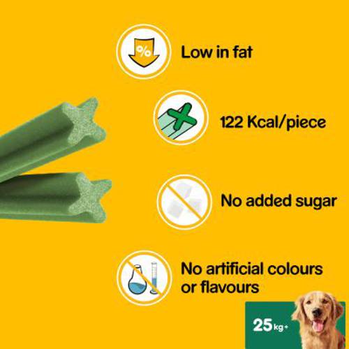Pedigree DentaStix Fresh Dla średnich psów, 2880 g, 112 szt. - Pedigree