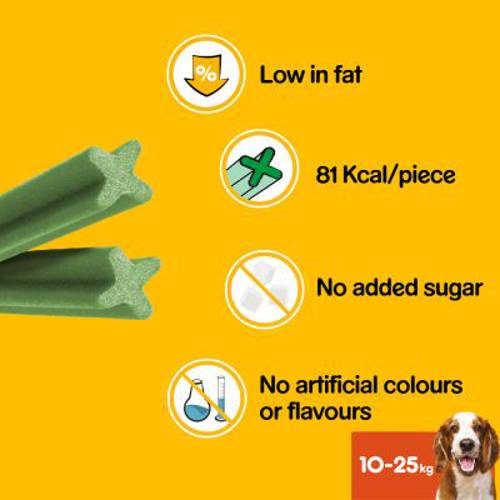 Pedigree DentaStix Fresh Dla średnich psów, 2880 g, 112 szt. - Pedigree