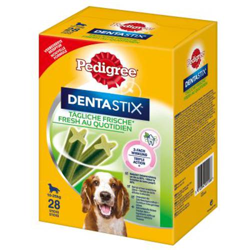 Pedigree DentaStix Fresh Dla średnich psów, 2880 g, 112 szt. - Pedigree
