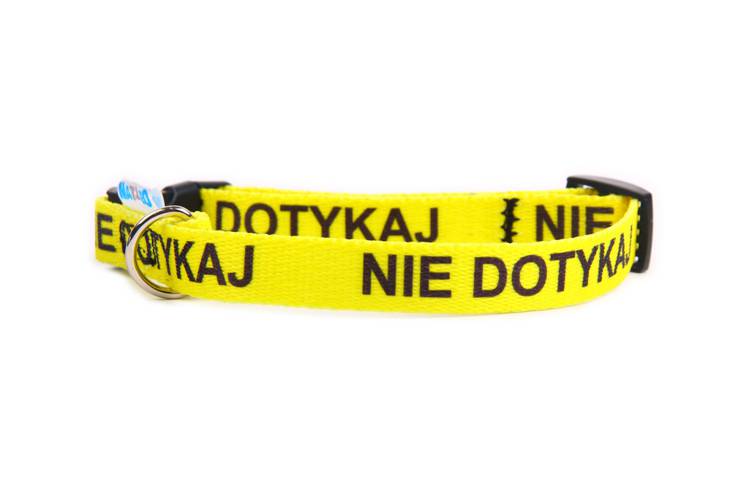 Obroża Klamra Plastikowa – NIE DOTYKAJ 0518 30MM 40-70CM - matteo-company