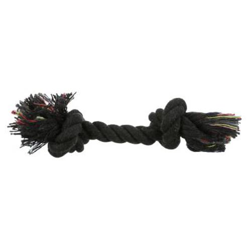 Trixie kolorowa lina do zabawy dla psa 37 cm z 2 węzłami - Trixie