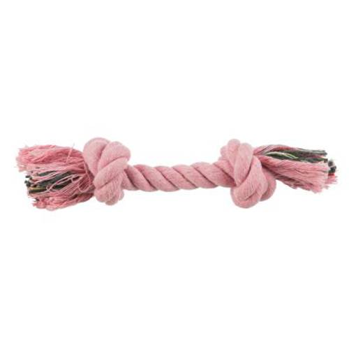 Trixie kolorowa lina do zabawy dla psa 15 cm z 2 węzłami - Trixie