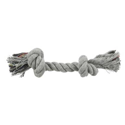 Trixie kolorowa lina do zabawy dla psa 15 cm z 2 węzłami - Trixie