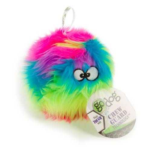 goDog® tęczowa piłka Furballz Śr. ok. 12 cm - Zooplus