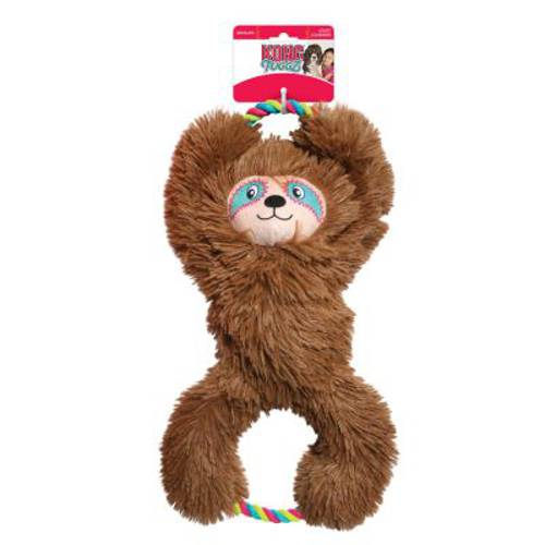 KONG Tuggz™ Leniwiec, brązowy XL: dł. x szer. x wys.: ok. 42 x 23 x 11 cm - Kong