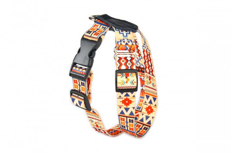 Szelki ze skórą - Boho 0762 15MM 26-40CM - matteo-company
