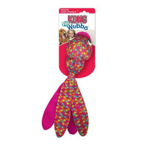 KONG Wubba Finz XL: ok. dł. x szer. x wys.: 40 x 10 x 10 cm, niebiesko-zielona - Kong