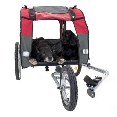 Przyczepka do roweru Globetrotter + Jogging-Kit  w zestawie Dł. x szer. x wys.: 162 x 81 x 104 cm - Zooplus Selection