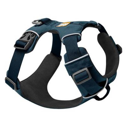 Ruffwear Front Rage, szelki dla psa, ciemnoniebieskie Rozmiar M: obwód klatki piersiowej: 69 - 81 cm, szerokość: 29 mm - Ruffwear