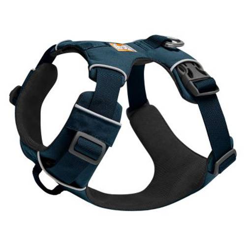 Ruffwear Front Rage, szelki dla psa, ciemnoniebieskie Rozmiar M: obwód klatki piersiowej: 69 - 81 cm, szerokość: 29 mm - Ruffwear