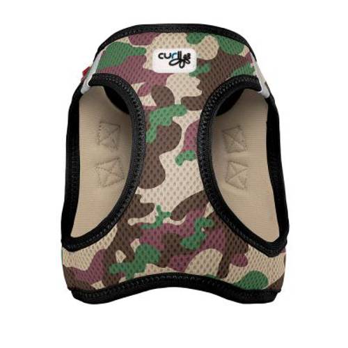 Szelki Curli Vest Air-Mesh, moro Rozmiar XS: obwód klatki piersiowej: 35 - 40 cm - Curls