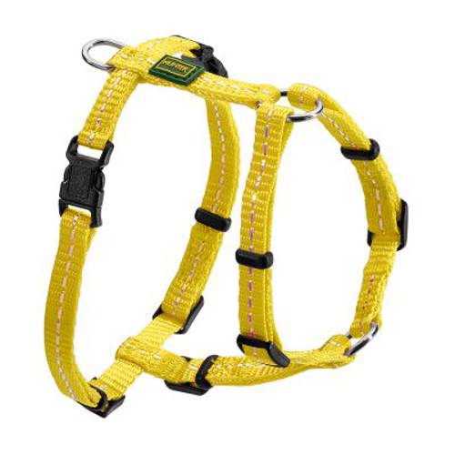 Szelki dla psa HUNTER Tripoli, żółte Rozmiar S, obwód klatki piersiowej: 41-55 cm - Hunter