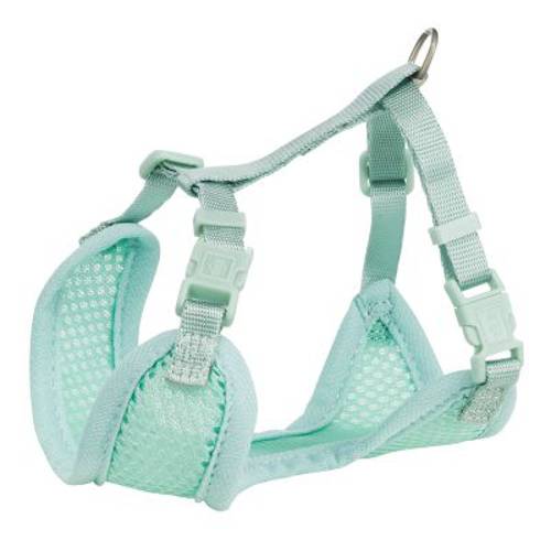 Trixie Miękkie szelki dla szczeniąt ze smyczą 26-34 cm/10 mm, 200 cm, jasnoszary - Trixie
