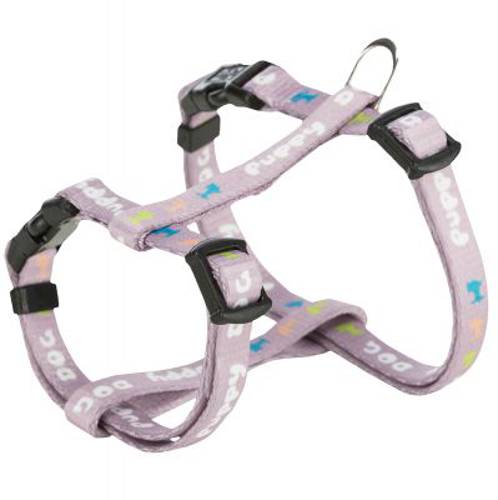 Trixie Junior Szelki ze smyczą dla szczeniąt 23-34 cm/8 mm, 200 cm, jasnoszary - Trixie