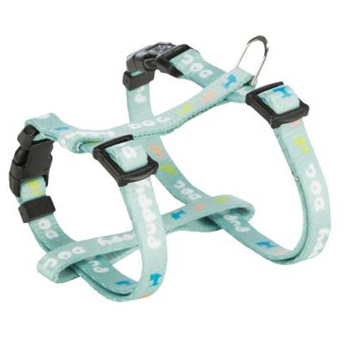 Trixie Junior Szelki ze smyczą dla szczeniąt 23-34 cm/8 mm, 200 cm, liliowy - 