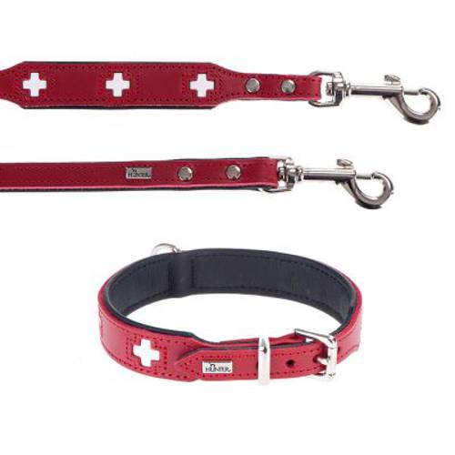 HUNTER Swiss smycz dla psa, regulowana Dł. x szer.: 200 x 1,8 cm - Hunter