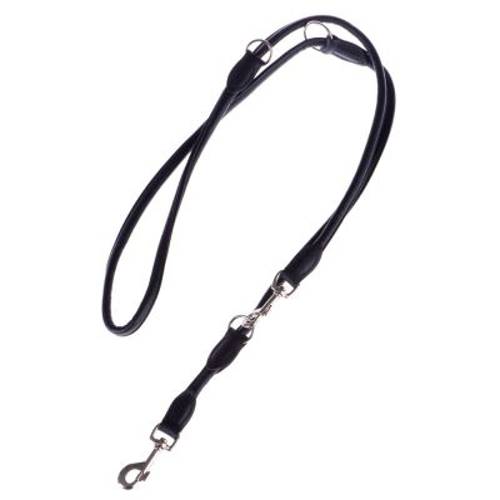 Smycz HUNTER Round & Soft, czarna Dł. x szer.: 200 x 1 cm - Hunter