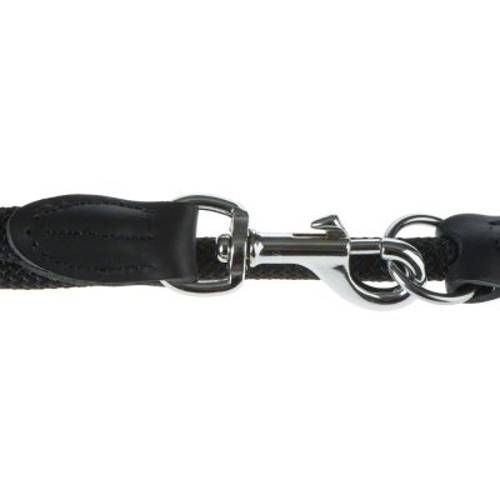 Smycz regulowana HUNTER Freestyle, czarna Dł. x szer.: 200 x 1 cm - Hunter