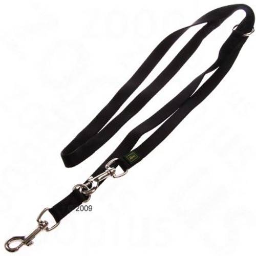 Smycz HUNTER Vario Basic, czarna Dł. x szer.: 200 x 1,5 cm - Hunter
