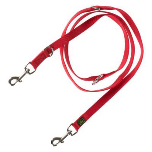 Smycz HUNTER Vario Basic, czerwona Dł. x szer.: 200 x 2 cm - Hunter