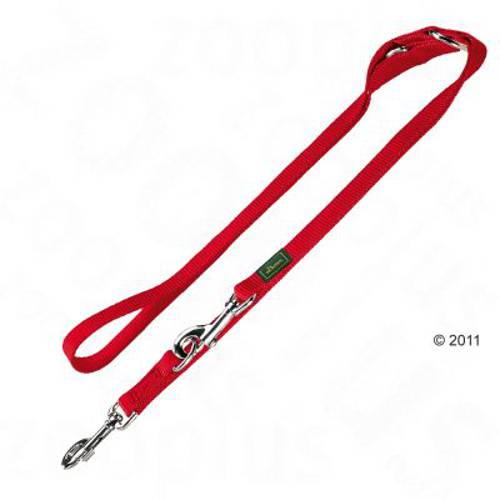 Smycz HUNTER Vario Basic, czerwona Dł. x szer.: 200 x 2 cm - Hunter