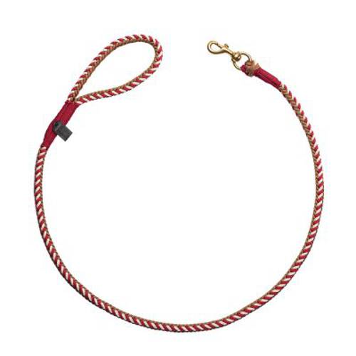 HUNTER smycz spacerowa Tinnum, czerwono-beżowa  Dł. x szer.: 140 cm x 14 mm - Hunter