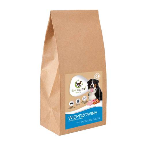 Karma sucha dla psa - Wieprzowina z batatami i jabłkiem 12kg - EcoFood24