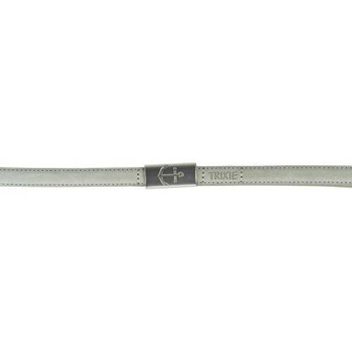 Trixie BE NORDIC skórzana smycz, jasnoszara XS-S: dł. x szer.: 120 cm x 15 mm - Trixie