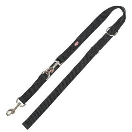 Trixie Premium Smycz przedłużana, czarna Rozmiar XS–S, dł. x szer.: 2 m x 15 mm - Trixie