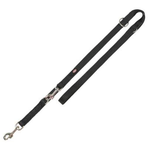 Trixie Premium Smycz przedłużana, czarna Rozmiar XS–S, dł. x szer.: 2 m x 15 mm - Trixie