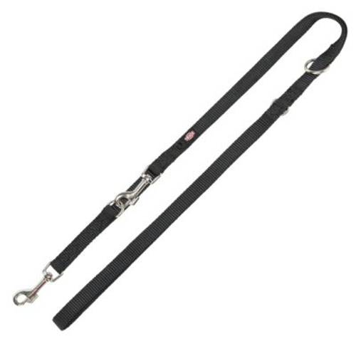 Trixie Premium Smycz przedłużana, czarna Rozmiar L–XL, dł. x szer.:2 m x 25 mm - Trixie