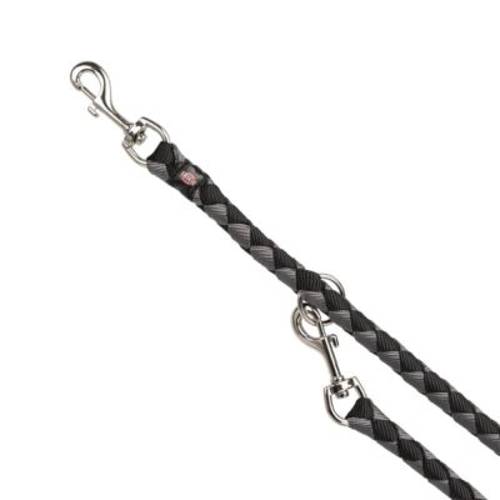 Trixie Cavo smycz przedłużana, czarna L - XL: dł. 200 cm, Ø 18 mm - Trixie