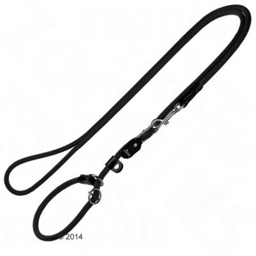 Smycz Hunter Retriever Freestyle, czarna Dł x Ø: 260 x 1 cm - Hunter