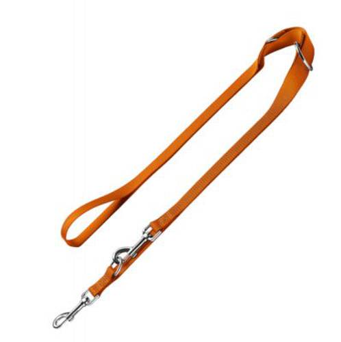 Komplet HUNTER London pomarańczowy, obroża + smycz Rozmiar S + smycz 200 cm / 10 mm - Hunter