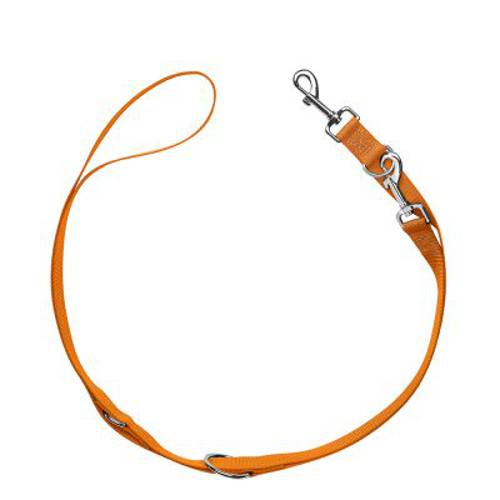 Komplet HUNTER London pomarańczowy, obroża + smycz Rozmiar S + smycz 200 cm / 10 mm - Hunter